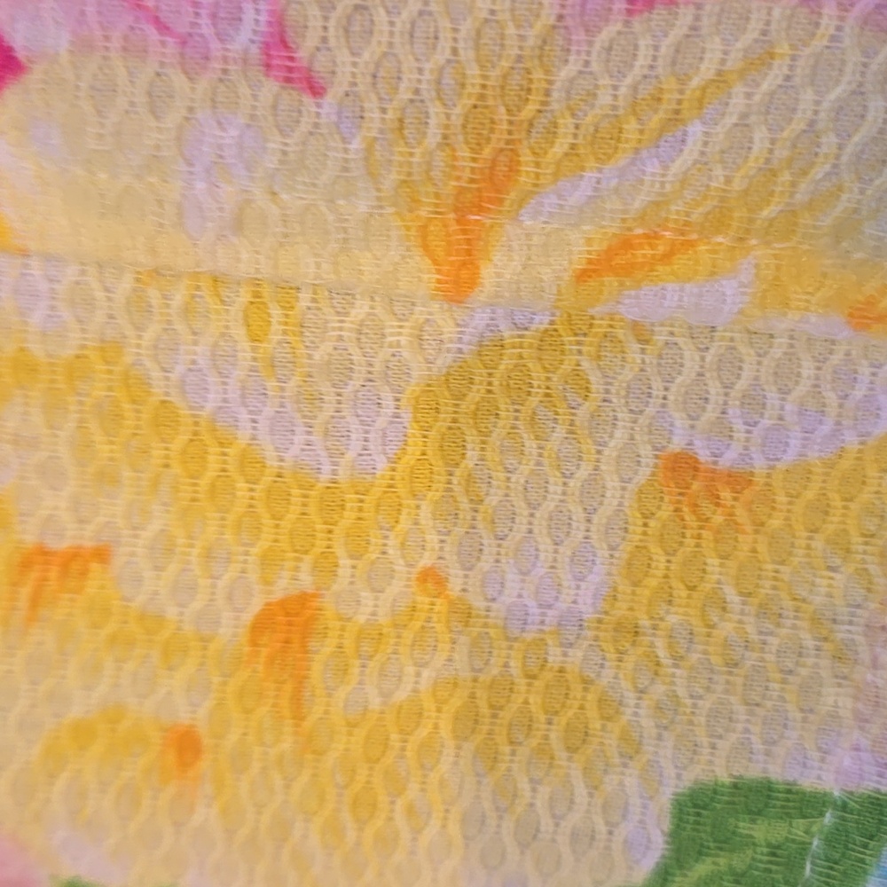 Vittadini Sport 100% Cotton Multi-Colored Floral Pastel Print Pencil Skirt - Picture 4 of 9